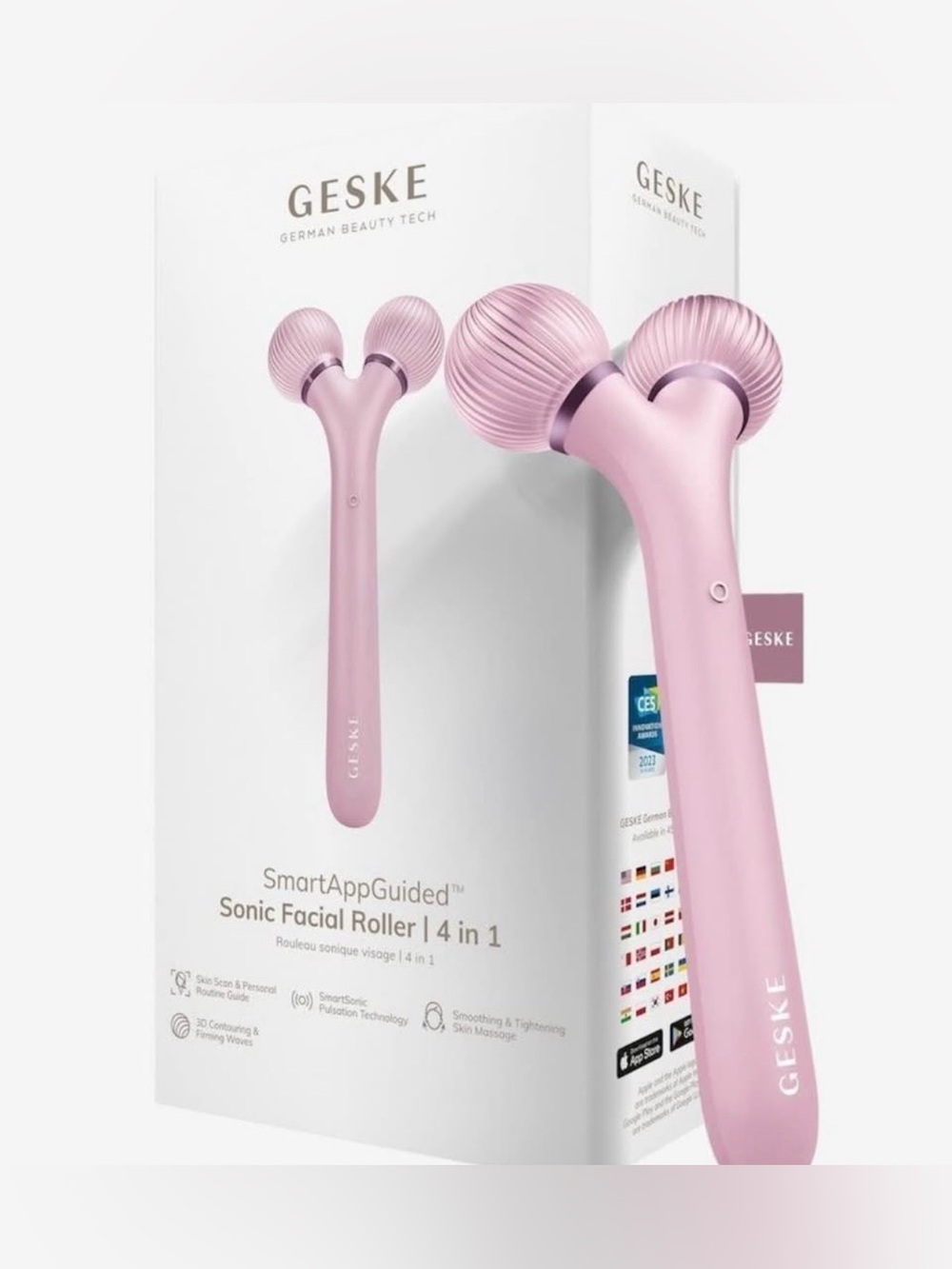 GESKE Sonic Facial Roller 4-in-1
